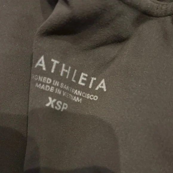 Athleta Black pattern and Gray Leggings - Picture 2 of 3